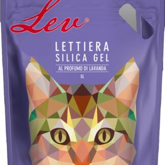 Lev lettiera in silicio alla lavanda - 5 litri