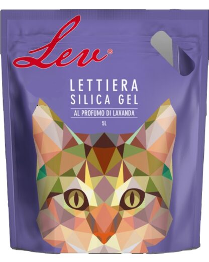 Lev lettiera in silicio alla lavanda - 5 litri