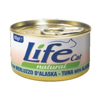 Life naturale gatto tonnetto con merluzzo d'alaska - 85 gr
