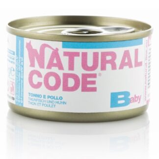 Natural code gatto baby tonno e pollo - 85 gr