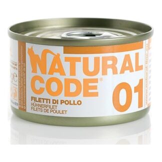 Natural code gatto 01 filetti di pollo - 85 gr