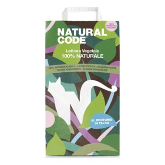 Natural code lettiera vegetale al talco - 2,7 kg