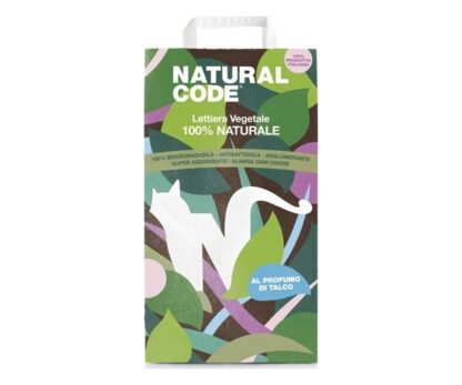 Natural code lettiera vegetale al talco - 2,7 kg
