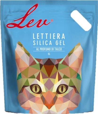 Lev lettiera in silicio al talco - 5 litri