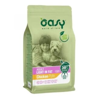Oasy cane adult light in fat pollo 12 kg