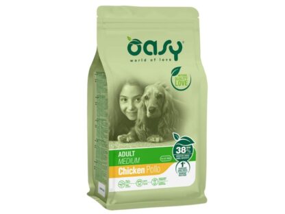 Oasy cane adult medium pollo 12 kg