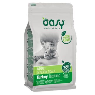 Oasy adult sterilized tacchino 1.5 kg