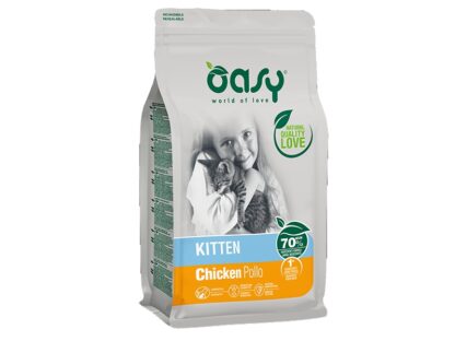 Oasy gatto kitten pollo 1,5 kg