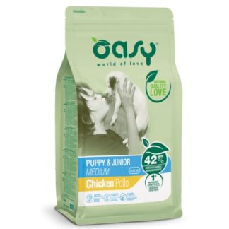 Oasy puppy medium pollo 12 kg