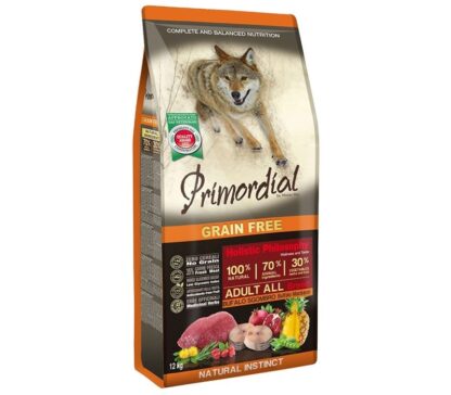 Primordial adult bufalo e sgombro grain free 12 kg