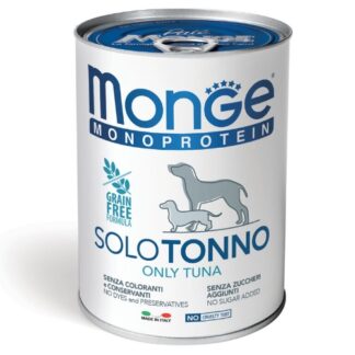 Monge cane solo tonno grain free - 400 gr