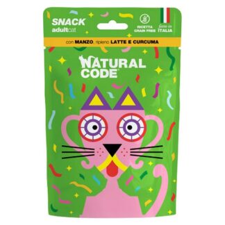 Natural code biscotti grain free gatto gusto manzo - 60 gr