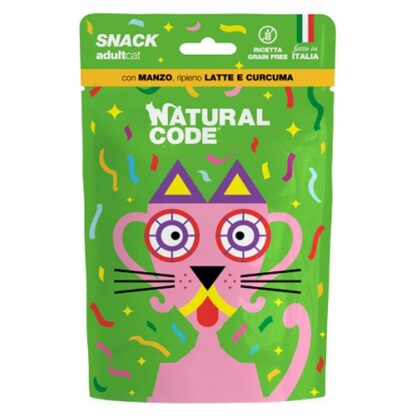 Natural code biscotti grain free gatto gusto manzo - 60 gr