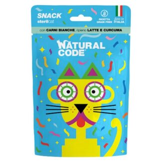 Natural code biscotti grain free gatto sterilizzato carni bianche