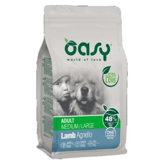 Oasy cane adult medium agnello 12 kg