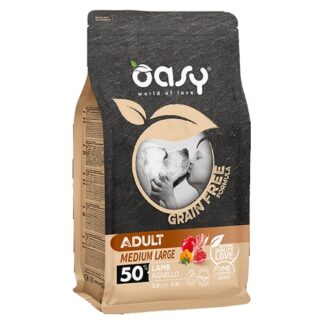 Oasy cane adult agnello grain free - 12 kg