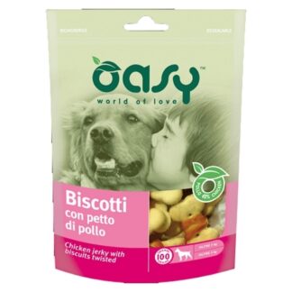 Oasy cane biscotti con petto di pollo - 100 gr