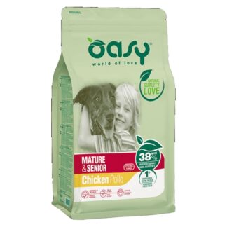 Oasy cane mature&senior pollo 12 kg