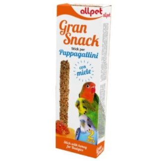 Gran snack per pappagallini con frutta e miele - 60 gr
